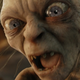 Gollum attacks Sam and Frodo on the hills of Mount Doom in a scene from The Lord of the Rings: Return of the King.